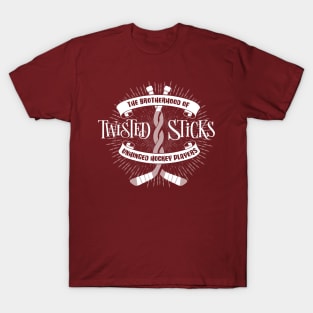 Twisted Sticks (Brotherhood of Unhinged Hockey Players) T-Shirt